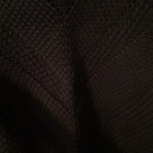 Men’s Express Black Knit Sweater Chevron Pattern Size Medium - Picture 2 of 8